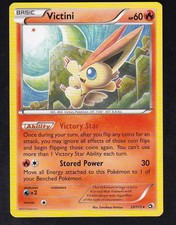 Victini 23/113- Rare Legendary Treasures Pokemon LP