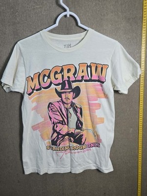Tim McGraw Standing Room Only Tour 2024 Concert T Shirt Size Small Country