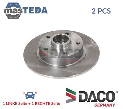 603041 BREMSSCHEIBEN SATZ HINTEN DACO GERMANY 2PCS NEU OE QUALITÄT