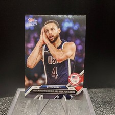 Topps 2024 Now Olympic Steph Curry Gold Medal Team USA #27 NIGHT NIGHT 