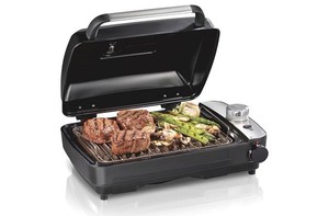 Hamilton Beach electric Indoor Searing Grill With Hot/Cold Smoke Infuser/R25375