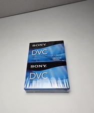 Sony MiniDV DVC 60 Premium Digital Video Cassette Tapes   New Sealed 2 Pack 
