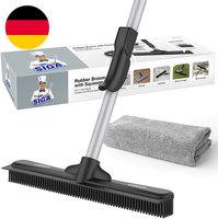 Mr.Siga Gummibesen Zur Entfernung Von Tierhaaren Mit Integriertem Abzieher, 3-In