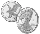2025 W $1 American Silver Eagle Proof Laser Beam Privy w Box/COA