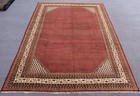 Rare Hand Knotted Vintage Sultanabad Badam Gul Mir Wool Area Rug 11 x 8 Ft — photo 3