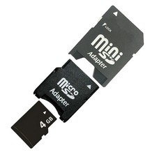 Micro SD Card TF 4GB Micro SD Adapter miniSD Adapter MiniSD to SD Adapter