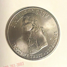 2026-P Washington Quarter 25C Declaration of Independence