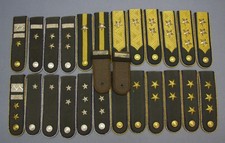 Hungary c.1960-70 s collection of Communist period Officer/NCO rank boards.