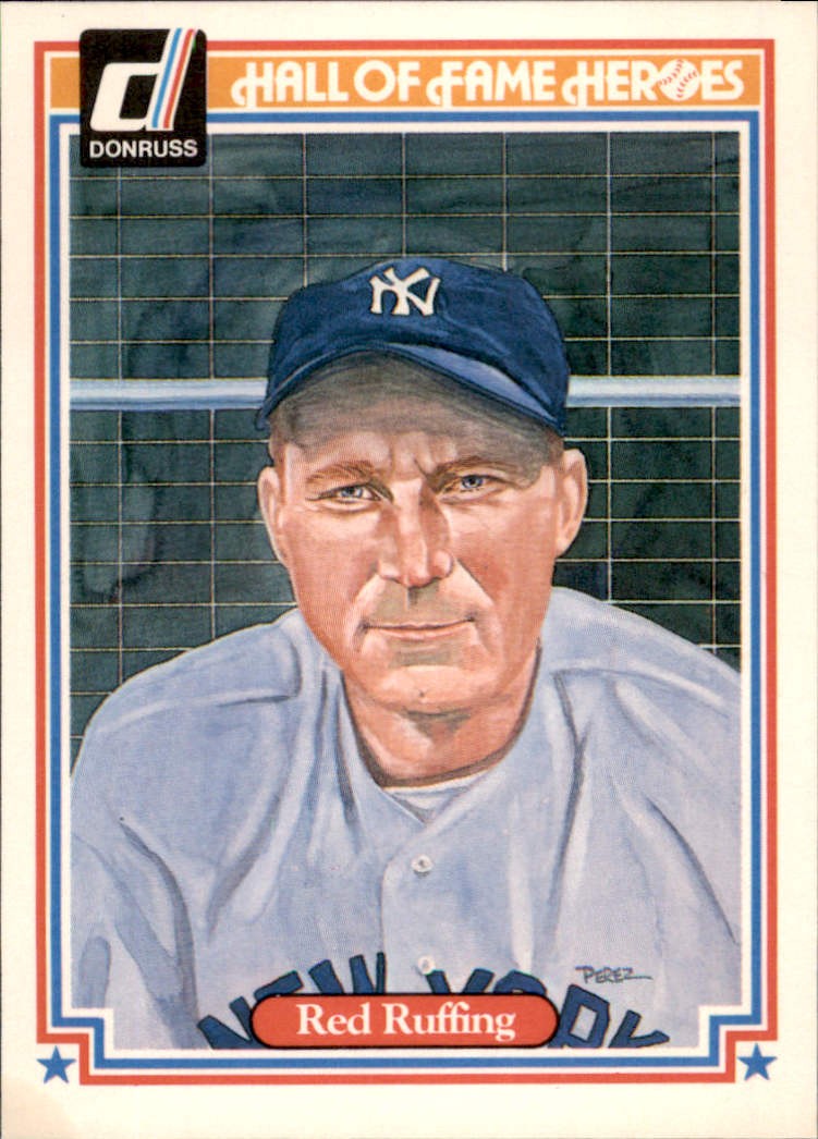 1983 Donruss Hall of Fame Heroes #31 Red Ruffing