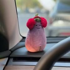 1PC Toastie Vivacious Eggplant JellyCat Soft Vegetable Veggie Plush Food Toy NWT