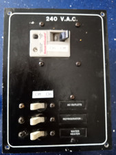 240v 3 channel switch panel with ELCB/RCCD Caravan, Motorhome/Boat