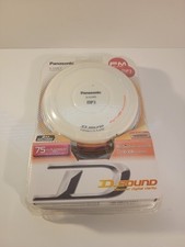 VTG Panasonic Personal CD/MP3 Player with D.sound Technology - White SL-SV590P-W