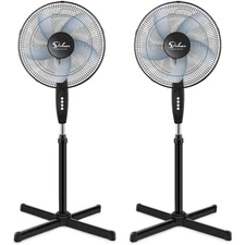 Oscillating 16″ 3 Adjustable Speed Pedestal Stand Fan for Indoor, Bedroom, Li...