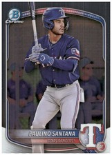 2025 Bowman #BCP-72 Paulino Santana Chrome Prospects