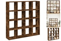 BüCherregal RäUchereiche 137,5X29X137,5 Cm Spanplatte
