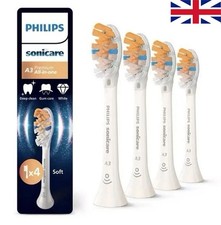 4 Pcs Philips Sonicare A3 Replacement Premium All-in-one Toothbrush Head White