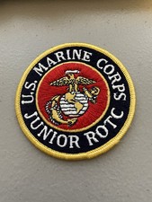USMC US Marine Corps Junior ROTC Round Patch EGA Eagle Globe Anchor #022825-4