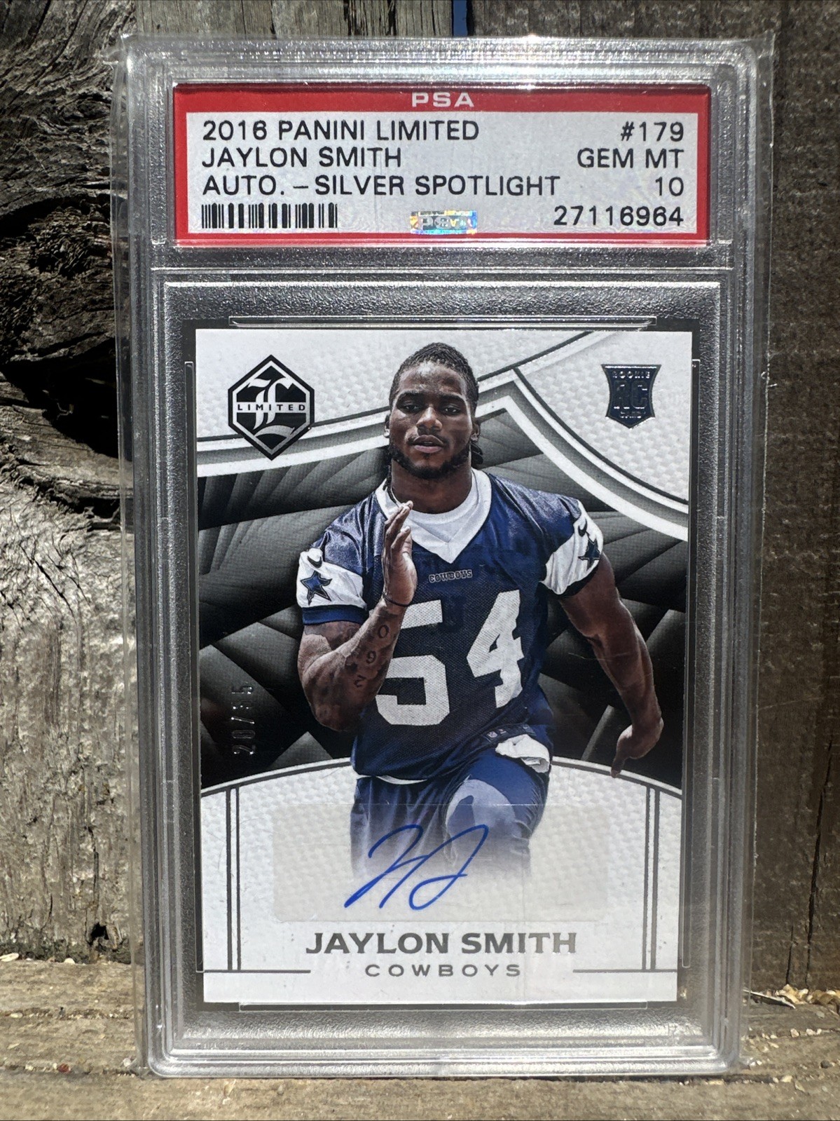 2016 Limited Jaylon Smith Auto Rc PSA 10 Ssp /35 Cowboys Notre Dame