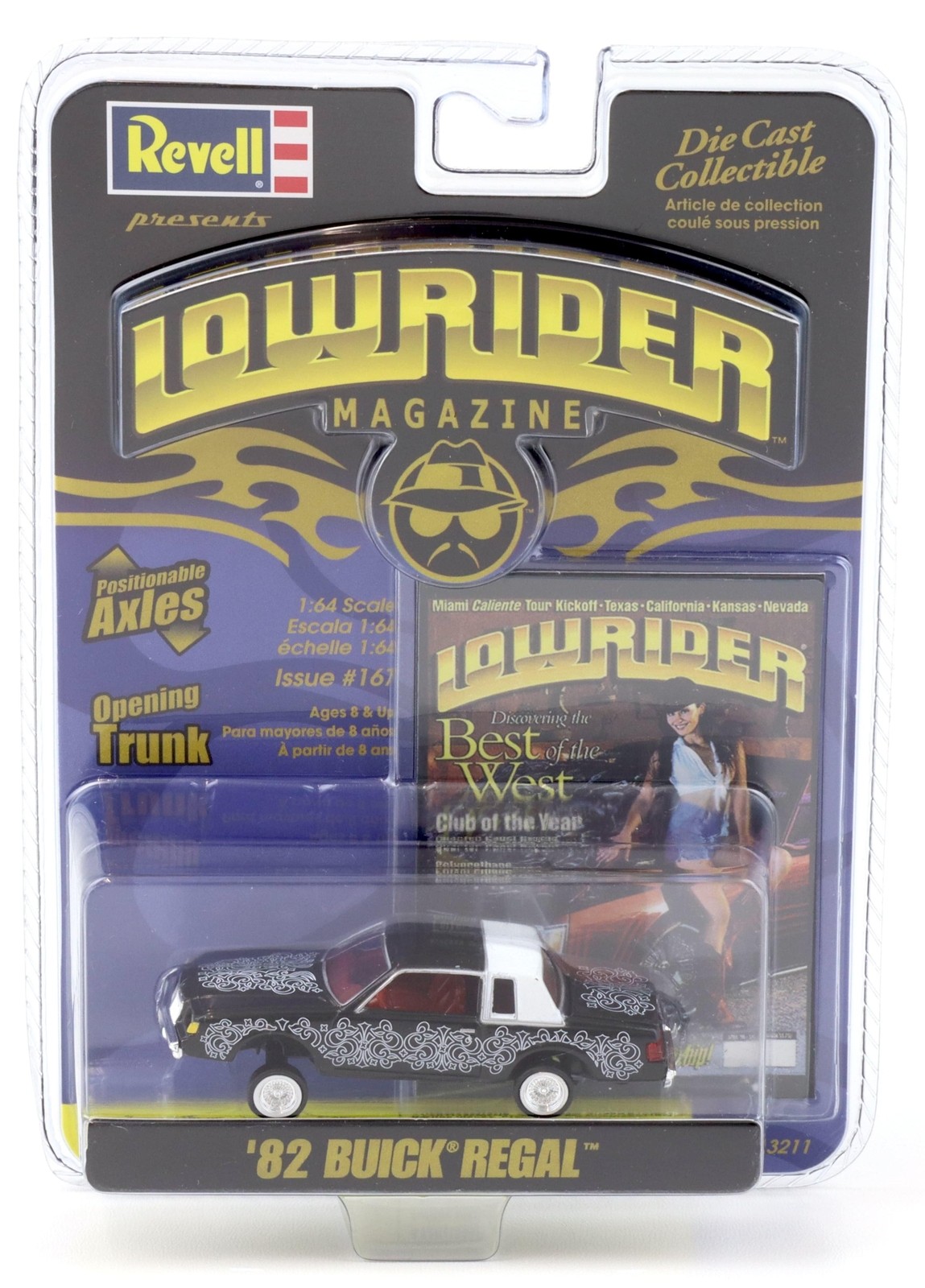 1:64 Revell Lowrider 1982 Buick Regal Black/White #167 Best of the West