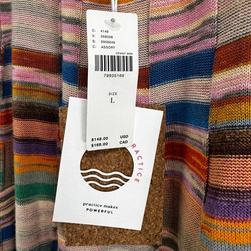 NWT Anthropologie Daily Practice Multi Color Block Sweater Dress Womens Large - Picture 8 of 9