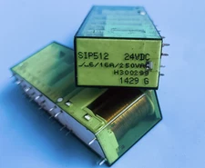 SIP512 24VDC ELESTA Power Relay  10A 250VAC 14 Pins x 1PC