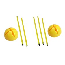 Football Agility Training Poles Field Warning Rod Soccer Training Sticks
