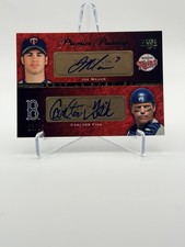Upper Deck 2007 UD Premier Premier Pairings PP-MF Mauer Fisk Dual Auto 16/25