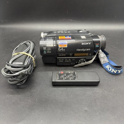 Sony Handycam CCD-TR67 8mm XR Video 8 Camcorder Working w/ battery &Remote
