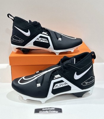 Size 16 WIDE Nike Alpha Menace Pro 3 Mid Football Cleats Black