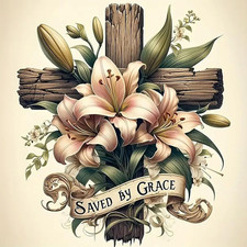 Cross Paint by Numbers Kit for Adults,Diy Flowers and Cross Paint by Number Kits