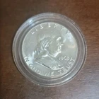 1963 Franklin Half Dollar  50C Coin in Protective Case