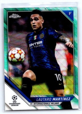 2021-22 Topps Chrome UEFA Refractor LAUTARO MARTINEZ 30 FC /199 bX9E