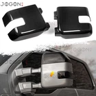 Real Carbon Fiber Side Mirror Shell Cover W/LED For Ford F-350 F-450 F-550 2023+