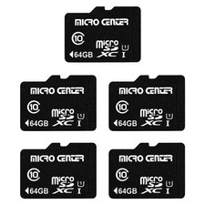 64GB Class 10 MicroSDXC Flash Memory Card with Adapter for Mobile Device Stor...