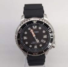 Citizen Eco Drive Diver 200m Date Black Dial E168-s100623