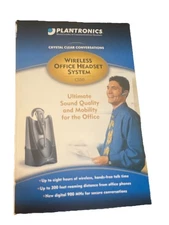 New Plantronics CS50 900 Mhz Wireless Office Headset System 