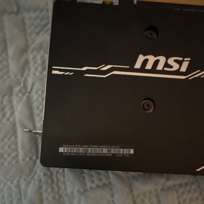 MSI NVIDIA GeForce GTX 1660 SUPER VENTUS XS OC Graphics Card