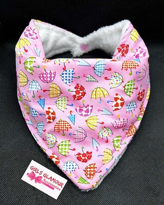 Baby Mädchen Bandana Tröpfel Lätzchen Lätzchen Regenschirm Baumwollstoff Spuck Fütterwindel 