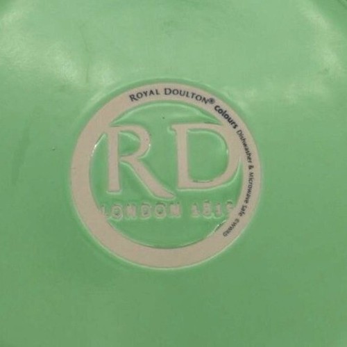 Royal Doulton Colours Green Dinnerware, Dinner Plate, Salad Plate, Mug, London, - Picture 5 of 9