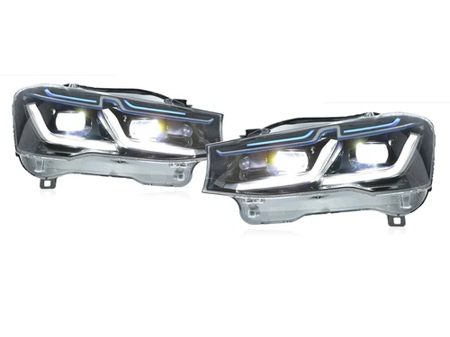 Conjunto de faros LED transparentes para BMW X3 X4 F25 2011-2018 F26 1 par - Imagen 3 de 11