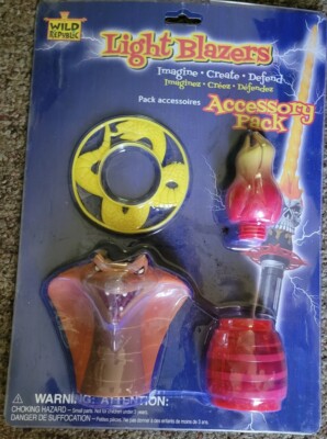 Light Blazers Wild Republic 2015 Accessorry King Cobra COMPACT COMPLETE SET Rare