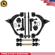 Front Upper Control Arm Ball Joint Tie Rod End For Chevy Silverado Sierra 1500