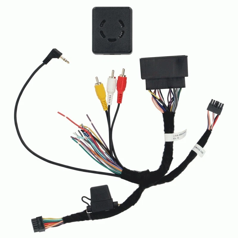 Kit de instalación estéreo para automóvil doble DIN y arnés de cables para 2013-2023 RAM 1500,2500 Foto 3 de 4
