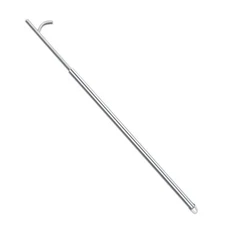 CONCORD 43" Fire Poker, One Piece Sturdy Stainless Steel for Fire Pit.
