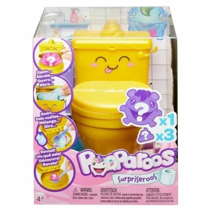 RARE Pooparoos Surpriseroos Toilet Pack Gold 887961678987 eBay