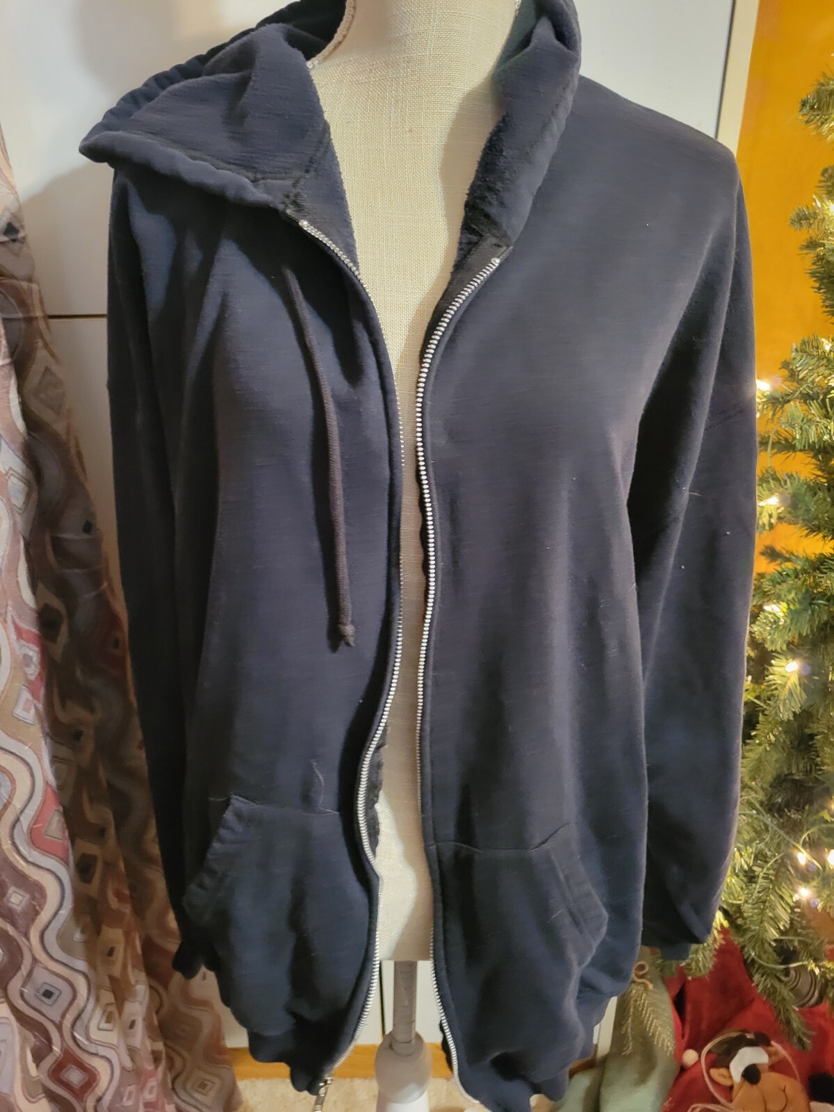 Mens Black 2xl Jerzees Zip Up Hoodie