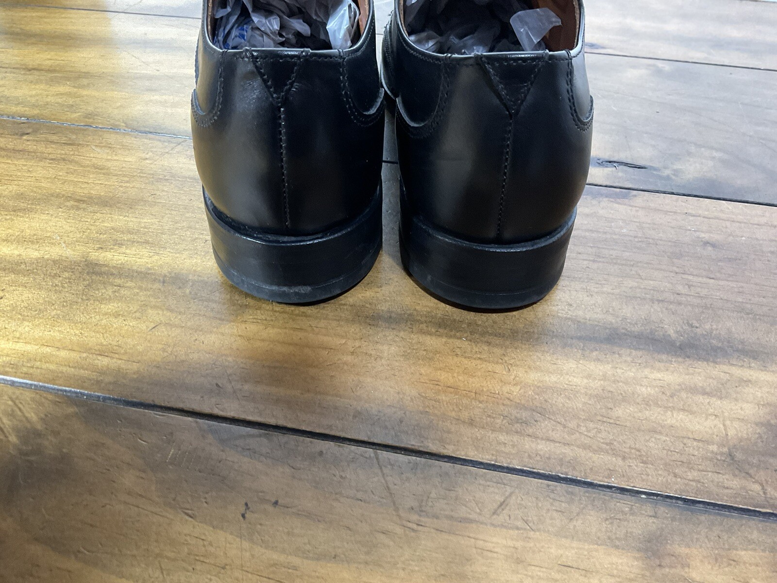 Chaussures Derby Allen Edmonds Montgomery Cuir Noir 10.5D - Occasion Bon état