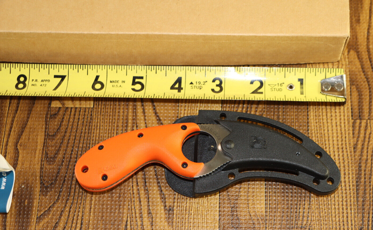 Columbia River CRKT 2510ER Special Version BEAR Claw Orange RARE