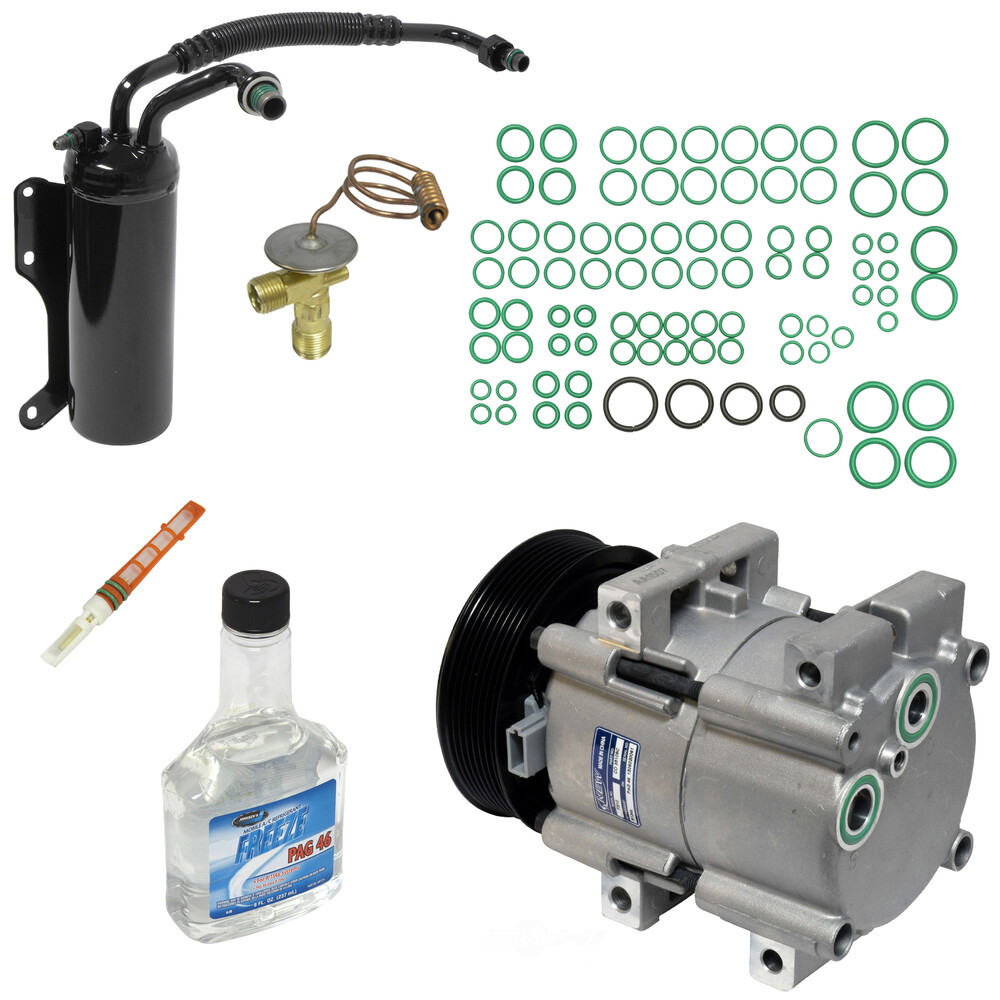 A/C Compressor Kit-Compressor Replacement Kit fits E-350 Econoline Club ...