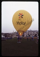 Yoplait Yogurt Hot Air Balloon Bicycle Race 1981 Los Angeles 35mm Slide 1980s